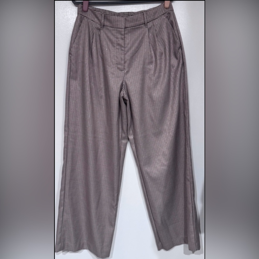 Nine West Dress Pants in Brown and Cream